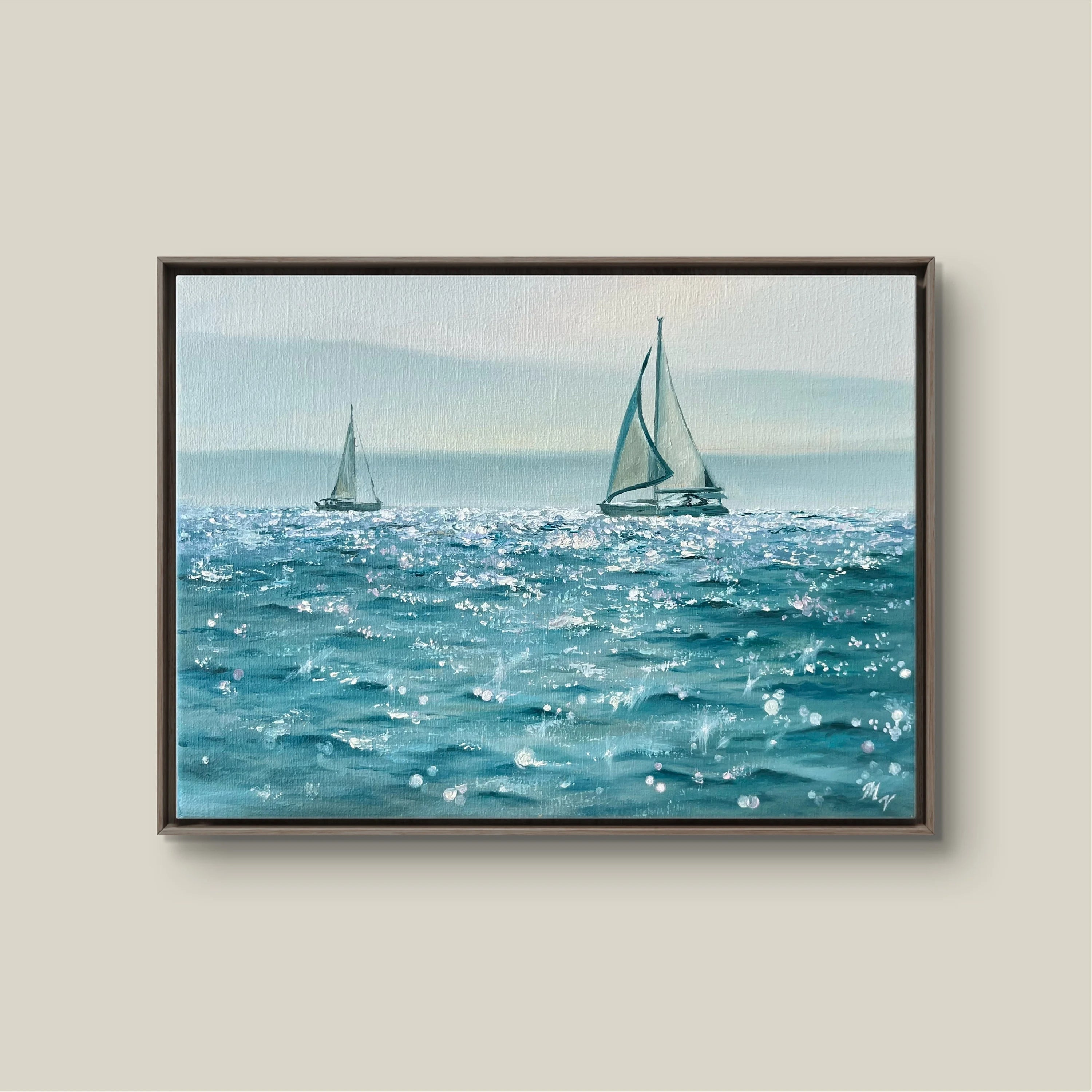 Sailing Serenity: Custom Seascapes and Sailboats in Home Decor