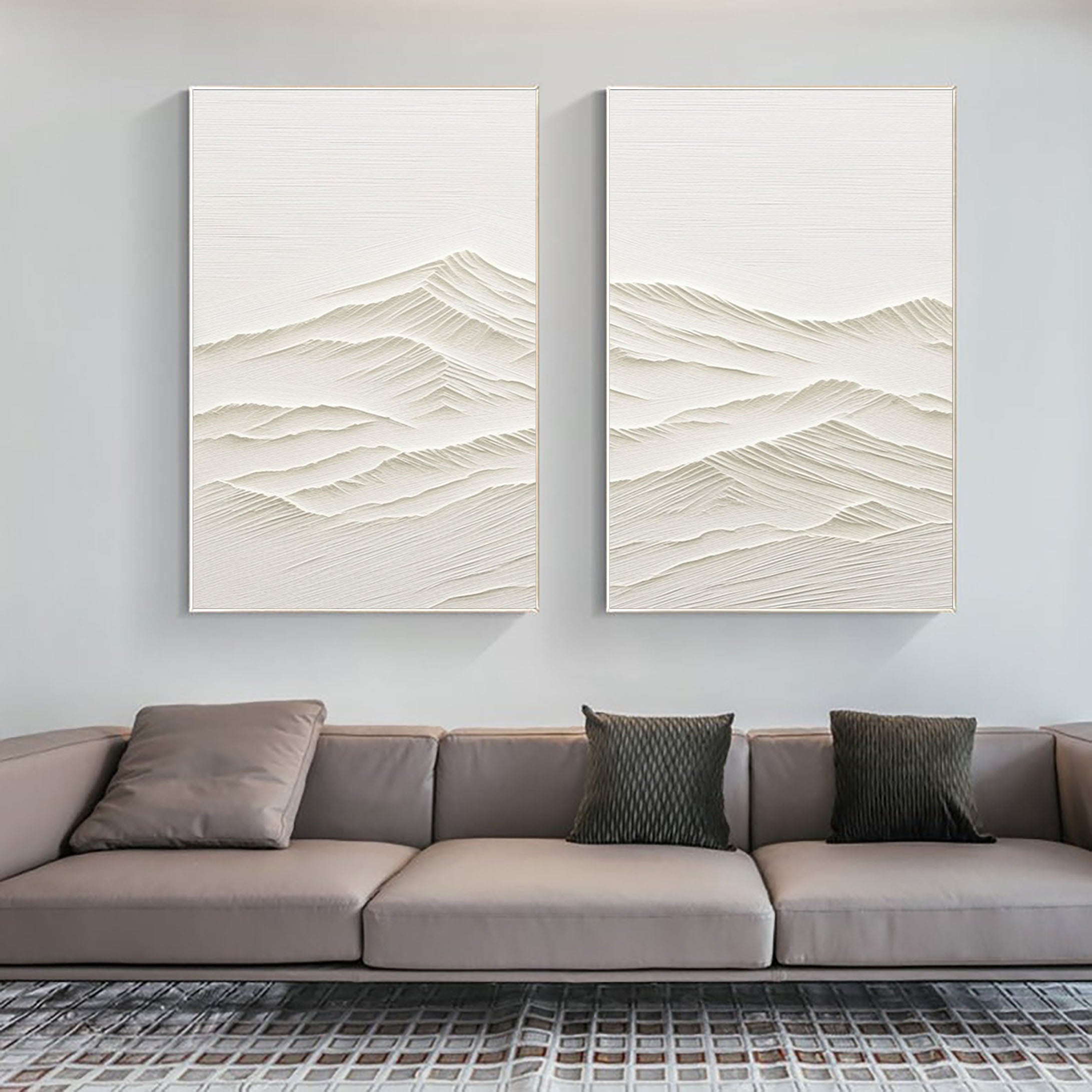 Abstract Tranquility Painting SET OF 2 #CXA 018