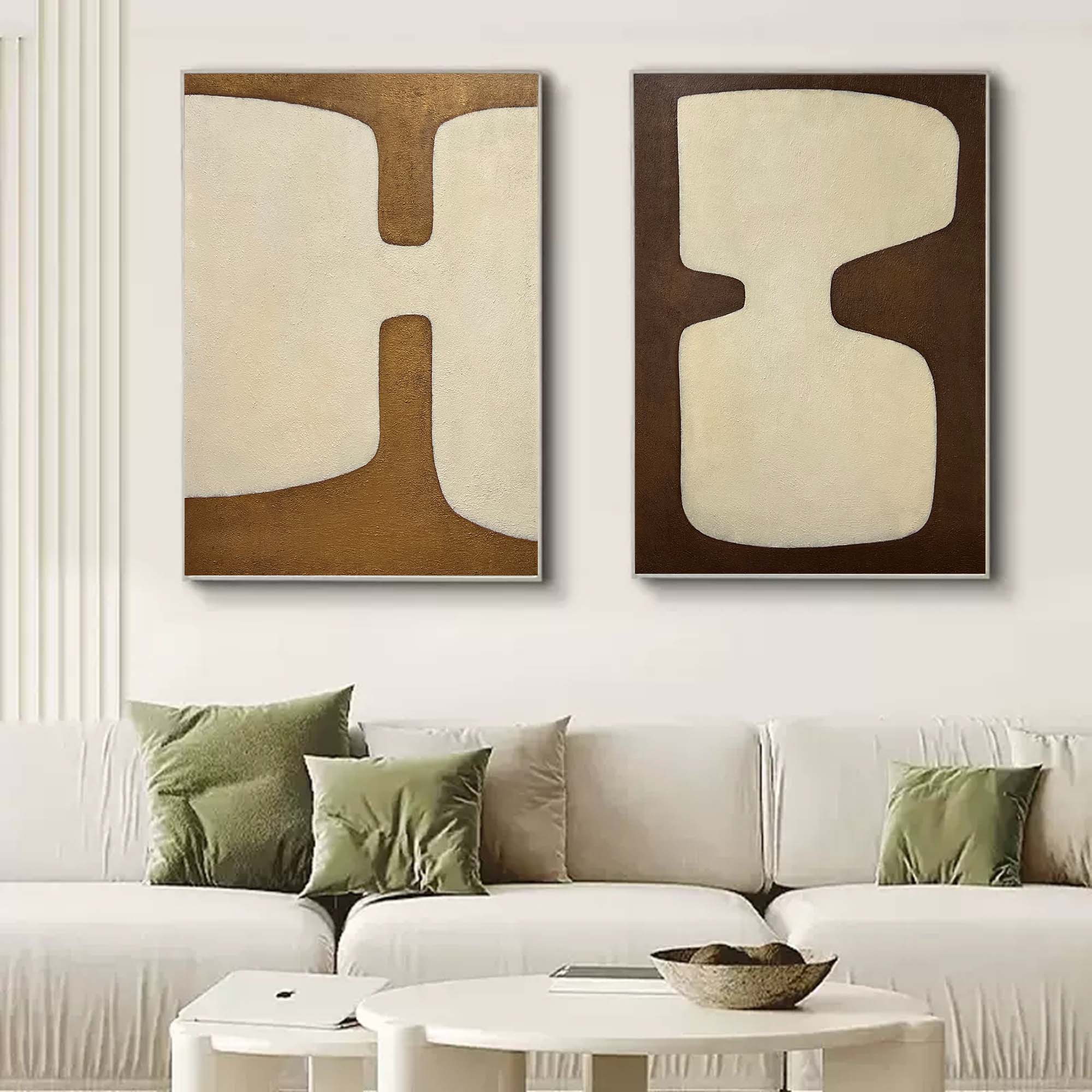 Abstract Painting Set Of 2 #SP149