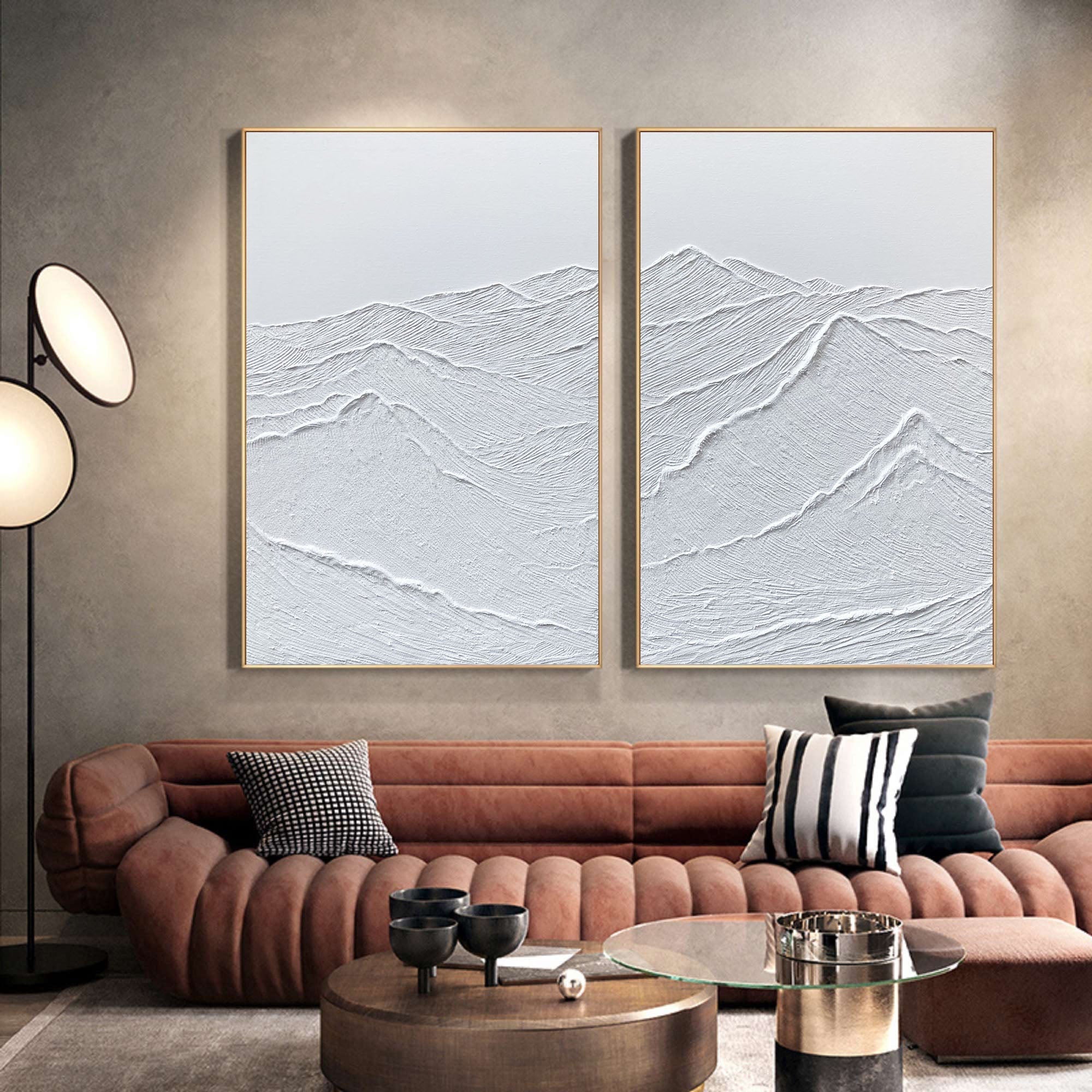 Abstract Tranquility Painting SET OF 2 #AVG 003