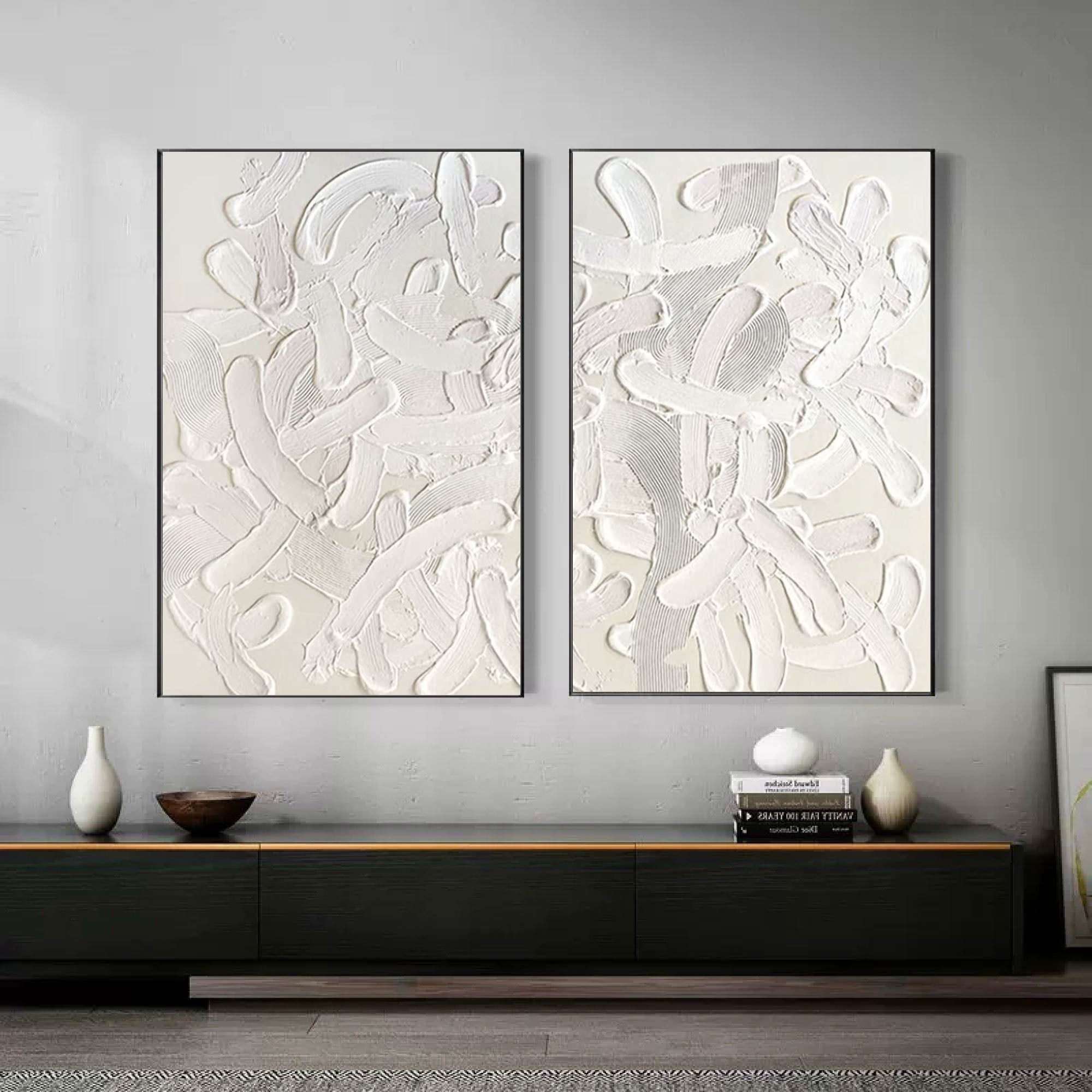 Abstract Tranquility Painting SET OF 2 #AVG 011