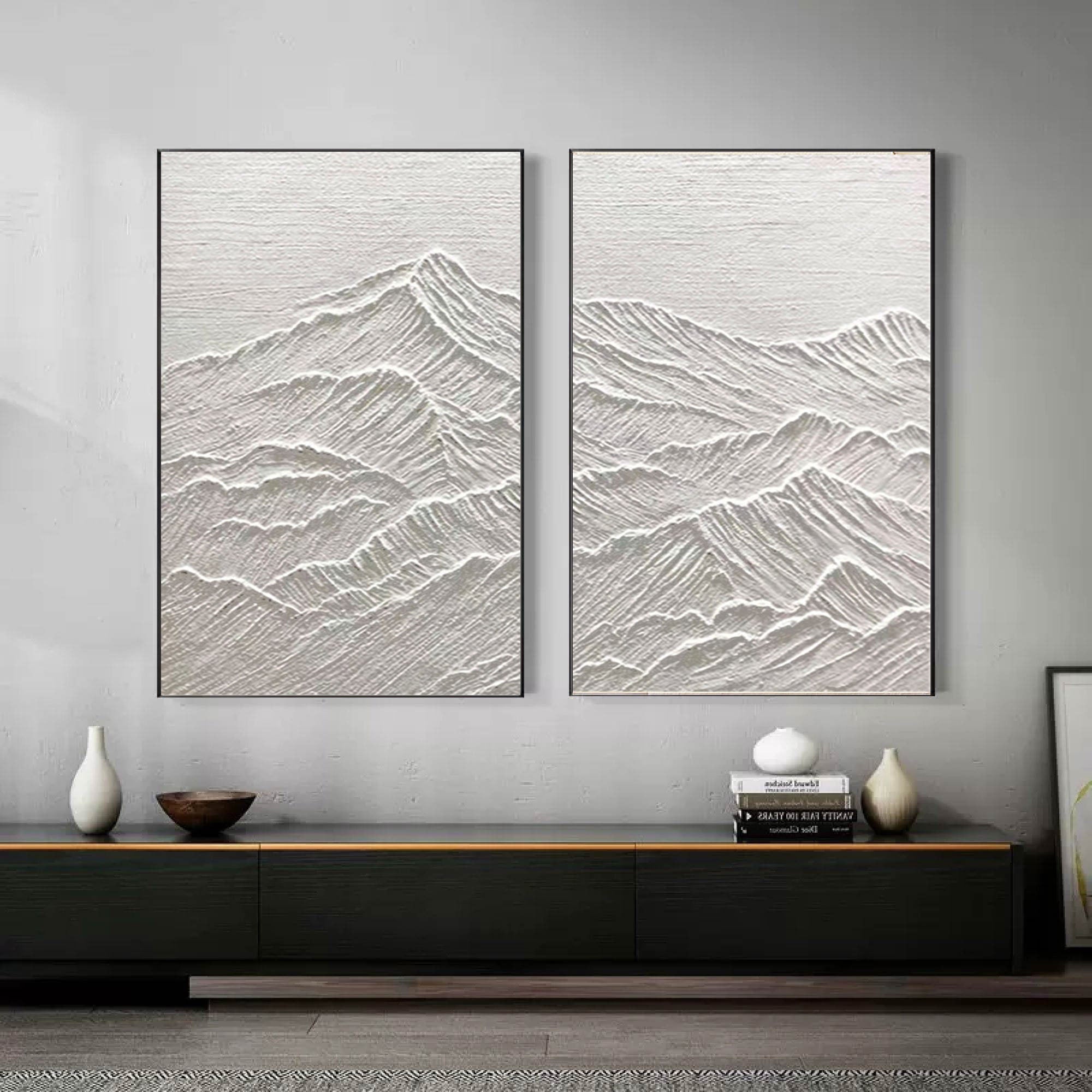 Abstract Tranquility Painting SET OF 2 #CXA 014