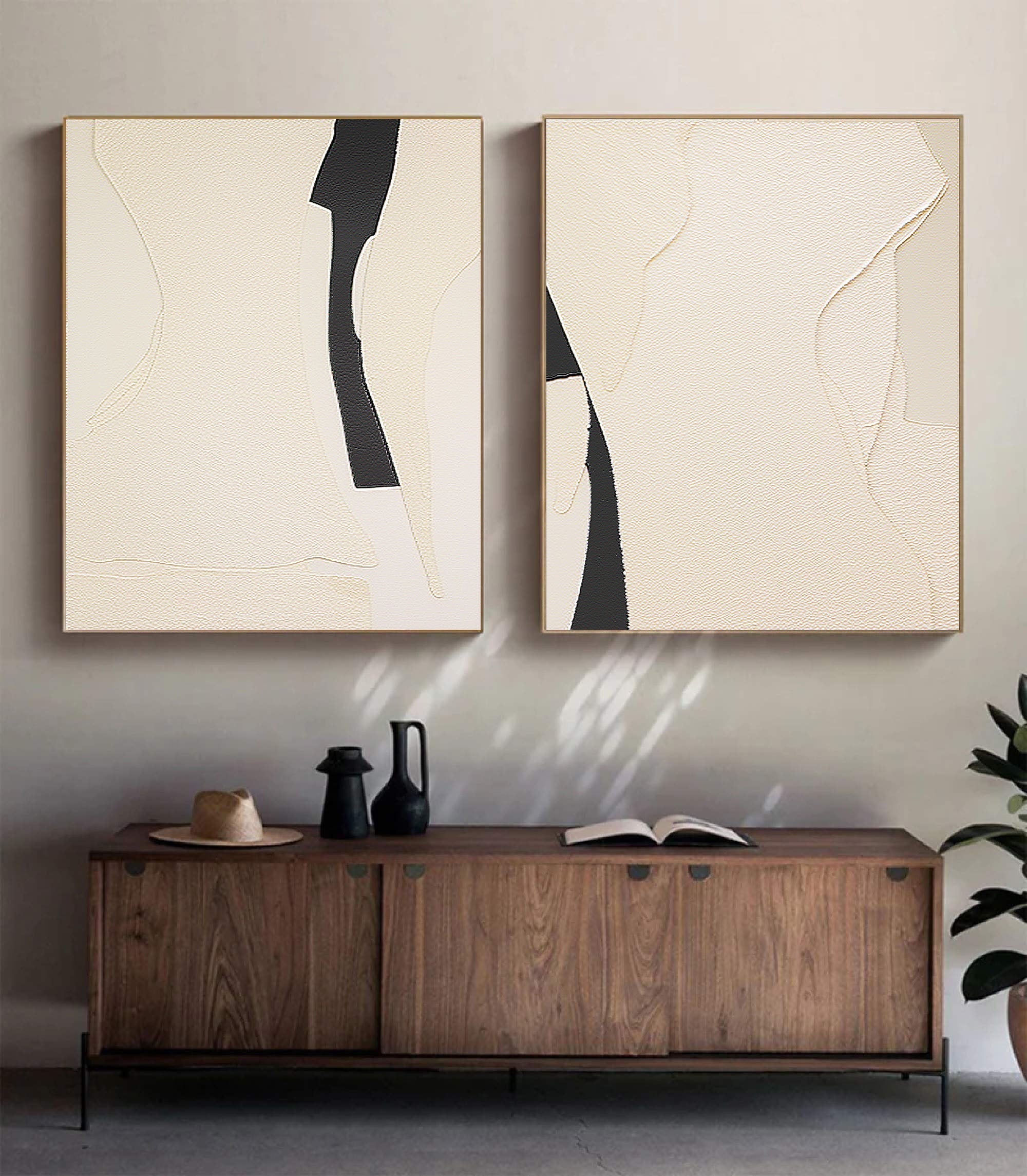 Abstract Tranquility Painting SET OF 2 #CXA 011