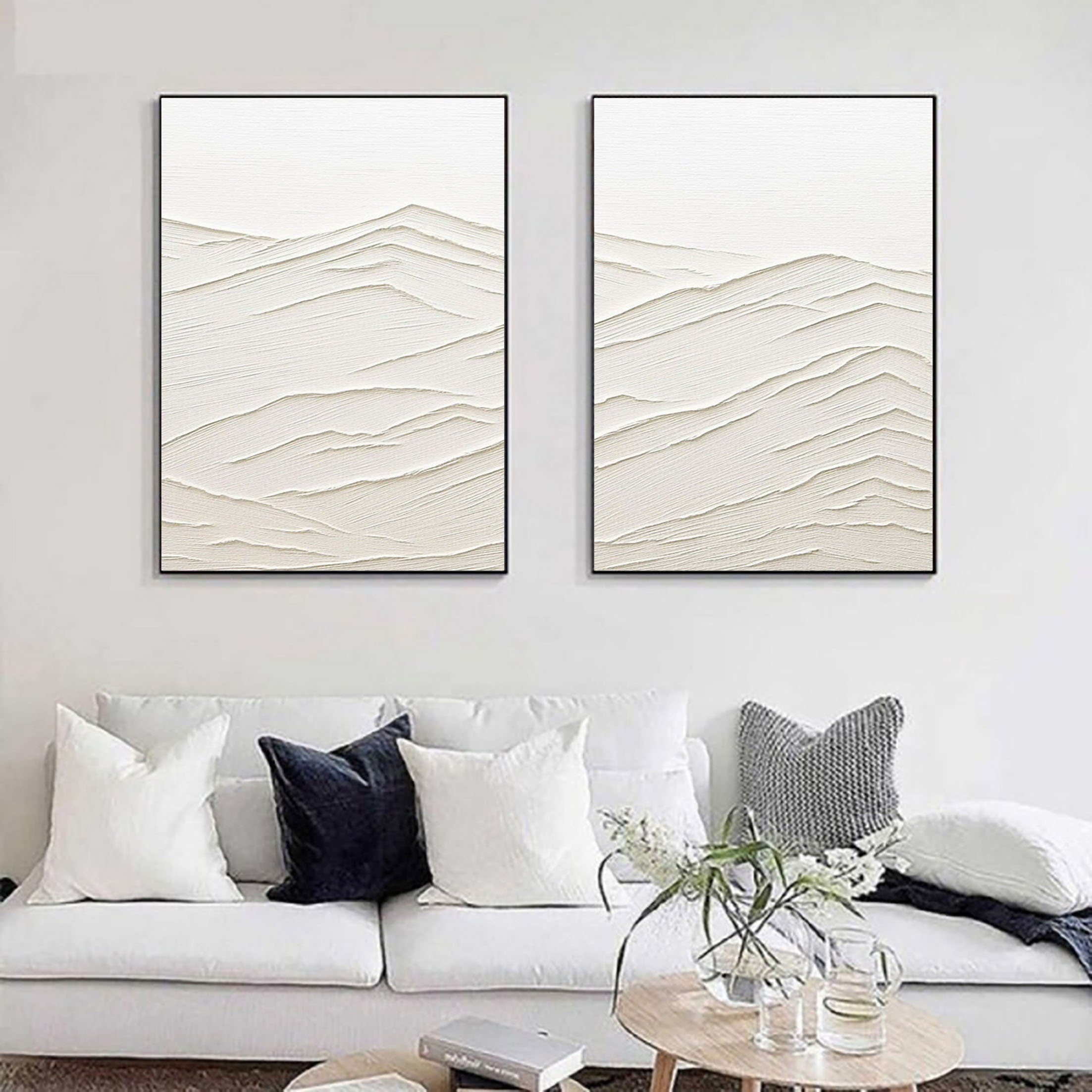 Abstract Tranquility Painting SET OF 2 #CXA 004