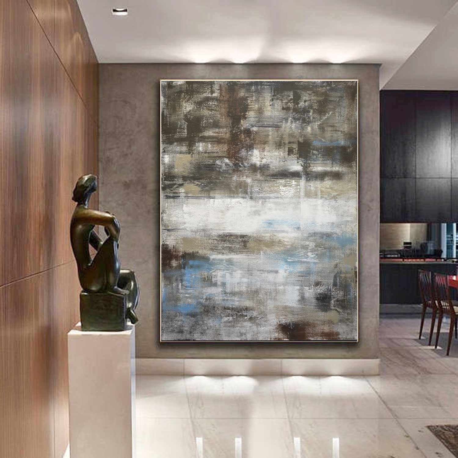 Contemporary Painting Modern Design "Grounded"