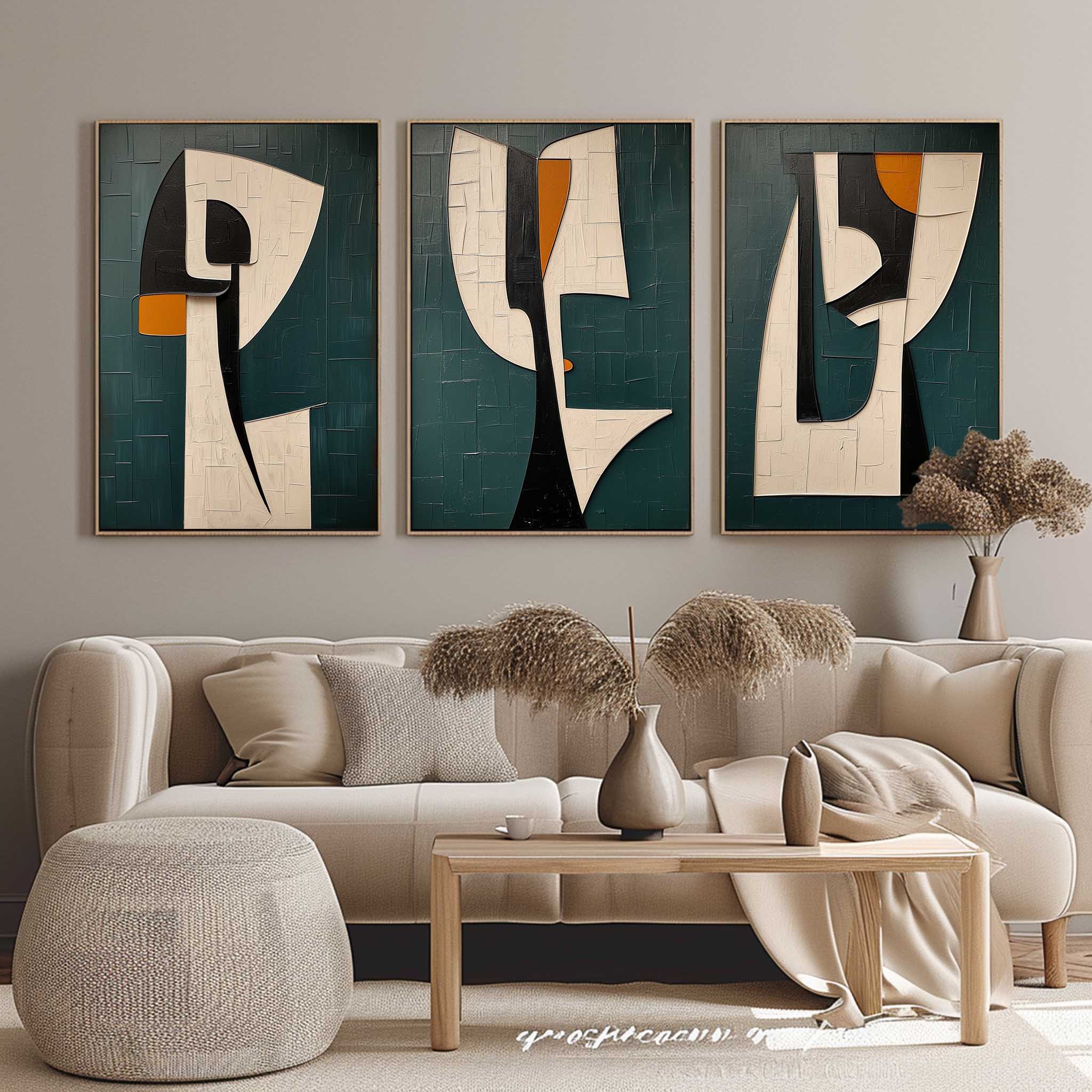 Abstract Painting Set of 3 #SP149